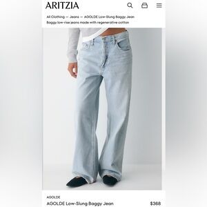 AGOLDE Low-Slung Baggy Jean